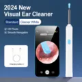 Wireless Visual Ear Wax Removal Tool Standard Edition Ice Blue with USB Charging Cable - Standard Edition / White