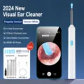Visual ear pick spoon kit with 6-axis gyroscope, 3.0mm camera, and 8M pixels for home ear cleaning. - Deluxe Set / White