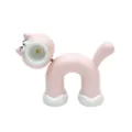 Lampada da tavolo gatto LED magnetica mini carina per camera letto comodino luce principale - Rosa