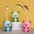 Lampada da scrivania ricaricabile USB simpatico animale cartone animato, luce lettura flessibile. - Lampada da scrivania maiale JS6815