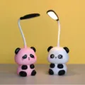 Lampada da Scrivania LED USB Ricaricabile Panda Carino Luce Notturna per Studenti - Lampada da scrivania panda JS6819