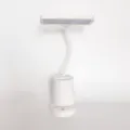 Lampada da scrivania LED bianca con portapenne, lampada da tavolo tattile moderna - Bianco