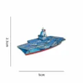 Spilla smaltata portaerei militare spilla in metallo accessori di abbigliamento patriottici. - Stile Portaerei B (CZ4670-3)