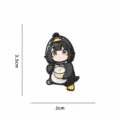 Cute anime penguin enamel pin backpack badge kawaii cartoon metal brooch jewelry accessory - Penguin Manager Style (CZ4005) / 1 Piece (3.5x2cm)