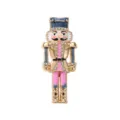Spilla soldato nutcracker vintage in lega strass cristallo smalto spilla cappotto accessori - Stile Soldato Schiaccianoci (RW0296)