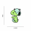 Halloween Snoopy Zombie Enamel Pin Cute Cartoon Metal Badge Festive Brooch Accessories - 1 Piece / Frankenstein Style (CZ4954-2)