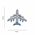 Prachtige burgerluchtvaart passagiersvliegtuig legering broche badge voor mantel pak. - A-380 Stijl (CZ4340)