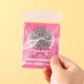 Exquisito broche de copo de nieve de cristal imán de nevera arquitectura Harbin regalo - Plata