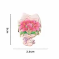 Enamel floral bouquet fridge magnet cute alloy magnetic pin gift for home kitchen decor - Calla Lily Bouquet (BXT0173-6) / Refrigerator Magnet / Gold Plating