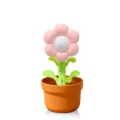 Cute pink flower USB humidifier desktop mini mist maker for office bedroom home decor - Sunflower-Pink