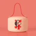Portable LED Night Light Creative Ambient Lamp USB Table Light with Red Handle Gift - Elegant Lady Figure