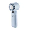 Ventilateur de refroidissement portable avec affichage numérique, mini ventilateur USB. - Bleu