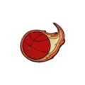 Basketball Enamel Pin Metal Badge Sport Series Brooch Clothing And Backpack Decor - Flaming Basketball (CZ3333-2)