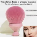 Pink Diamond Makeup Brush Large Kabuki Foundation Blush Powder Mushroom Cosmetic Tool - Diamond Mushroom / Pink