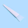 White silicone facial mask brush soft head cosmetic DIY tool variant for beauty application - White