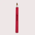 Retractable red lip brush, portable single head makeup brush for precise lipstick and lip liner application. - Matte Red