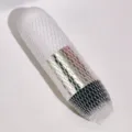 Chubby foundation makeup brush, soft bristles for powder, BB cream cosmetic tool variant. - Single Piece (With Protective Net) / White Silver