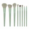 8Pcs Matcha Green Makeup Brush Set Professional Soft Bristles Wooden Handle Cosmetic - 8 Pieces/Pack / Matcha Green