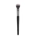 Pro makeup brush with black handle, soft synthetic bristles for smooth foundation application. - Single Mixed Color Hair