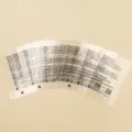 Klare doppelseitige Jelly-Nagelkleber-Sticker 24 Stück pro Blatt für künstliche Nägel. - Grenzüberschreitender Gelee-Kleber (24 Stück)