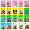Cartoon animal sliding puzzle 16-grid brain teaser educational toy wholesale for kids gifts - Single-Sided Animal Puzzle Mixed / 7x5cm / Multicolor