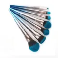 7 Pcs Diamond Makeup Brush Set Gradient Blue Professional Cosmetic Tool Foundation Eyeshadow - 7 Pieces/Pack / Gradient Blue