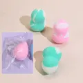 Marmer make up spons kalebas vorm niet latex cosmetische poederpuff voor gezicht - Gourd Vorm [OPP Zak] / Marmergroen