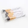 Marble pattern makeup brush set 10pcs professional cosmetic beauty tools with pouch - Makeup Brush Collection (OPP Pack) / 10 Piece Set