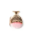Cute mermaid tail makeup brush with soft pink gradient bristles for flawless makeup application. - Single Piece Mermaid Gold Style