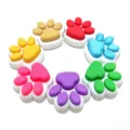 3D printed cute cat paw fidget clicker toy decompression stress relief cute animal desk ornament - Cat Claw Clicker with Keychain / Multicolor