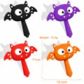 Halloween siliconen piepspeelgoed duivel handrammel stressverlichting cadeau set - Duivel Pierewiet Gemengde Kleur
