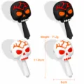 Halloween siliconen piepspeeltje duivel schedel hand rammelaar stressverlichting leuk - Schedel Pierewiet Gemengde Kleur