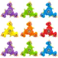 Silikon Einhorn Dinosaurier Fidget Spinner Dekompression Spielzeug mehrfarbiger Finger - Einhorn / Regenbogen Mischfarbe