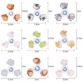 Cute animal fidget spinner toys with suction cups, multi-design stress relief toys set for kids. - Animal / Mixed Colors