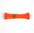 Orange mesh marble fidget toy close up detail view, stress relief sensory tool, bright color. - Mesh Tube Toy, 7.3g / Orange