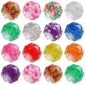 Sechseckige Wasserperlen Stressabbau Spielzeuge, bunte Kristall Gel Bälle Quetschspielzeug. - Diamant Wasserperlen Ball / 1 Stück (22g) / Mehrfarbig