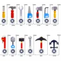 Mini pendentifs de jouet fidget spinner en forme d'outil avec roulements pour cadeaux créatifs. - Forme d'Outil / 5.8g / Multicolore