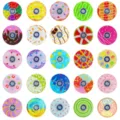 Cute donut acrylic fidget spinner toy, colorful stress relief finger spinner detail view. - Donut Style / 4cm