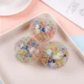 Balles anti-stress picotées colorées jouets sensoriels à presser pour la relaxation 3pcs - Balle de Raisin à Barbe / 6cm