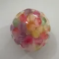 Colorful TPR squeeze stress relief ball variant, 6cm translucent grape water bead toy. - 6cm, 70g / 6cm Macaron Color Mesh Squishy Grape Balls