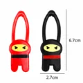 TPR Ninja Finger Slingshot Toy Creative Stress Relief Fun Launcher Prank Toy Item - Ninja Launcher / 6.7x2.7cm / Multicolor