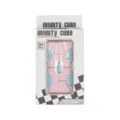 Infinity cube fidget toy, pink and blue stress relief puzzle block for kids and adults. - Pink