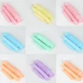Colorful plastic pop tubes sensory toy stretchable accordion tubes decompression toy set - 1.9cm Macaron Stretch Tube / Multicolor
