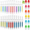 Kreatives Spritzen und Kapsel Kugelschreiber Set, bunte Neuheit Schreibwaren für Schüler. - Kreative Spritzen Kapsel Stil / 36er-Set