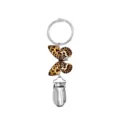 Tragbarer Schmetterlings-Huthalter für Taschen, stilvoller Sonnenhut-Clip und Reisezubehör. - Leopard Schmetterling