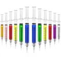 Detailansicht bunter Spritzen Textmarker, kreative Schüler Schreibwaren Marker Stifte. - Kreative Spritzen Kapsel Stil / 12er Set
