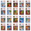 Navidad rompecabezas deslizante juguete laberinto 16 rejillas educativo nino regalo estilos - Rompecabezas Deslizante de Navidad / 7x5cm / Estilo Mixto