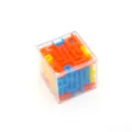 cubo laberinto 3d juguete educativo rompecabezas de plastico transparente para ninos - Laberinto 3D estéreo
