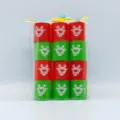 Christmas mini spring toys set, colorful plastic magic rainbow circles for children holiday fun. - Christmas Reindeer Rainbow Ring Model J
