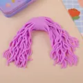 TPR stretch noodle sensory toy, purple stress relief string fidget toy for kids adults - Purple